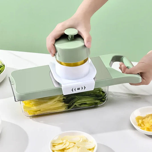 5 In 1 Stainless Steel Multifunctional Vegetable Slicer Cutter